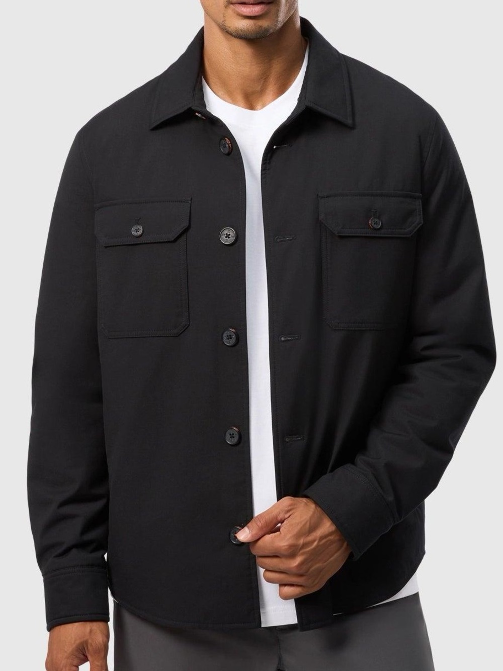 Psycho Bunny Hillcrest Shacket Outerwear Minimal Grunge Preppy Warm Mens Large